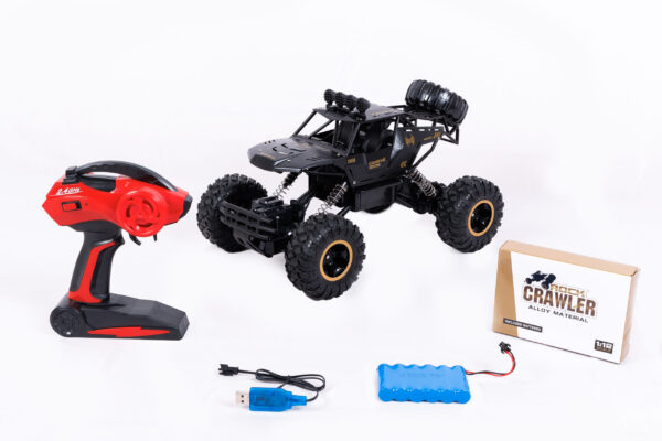 Rock Crawler 4×4 1:12 Scale RC CAR- Black