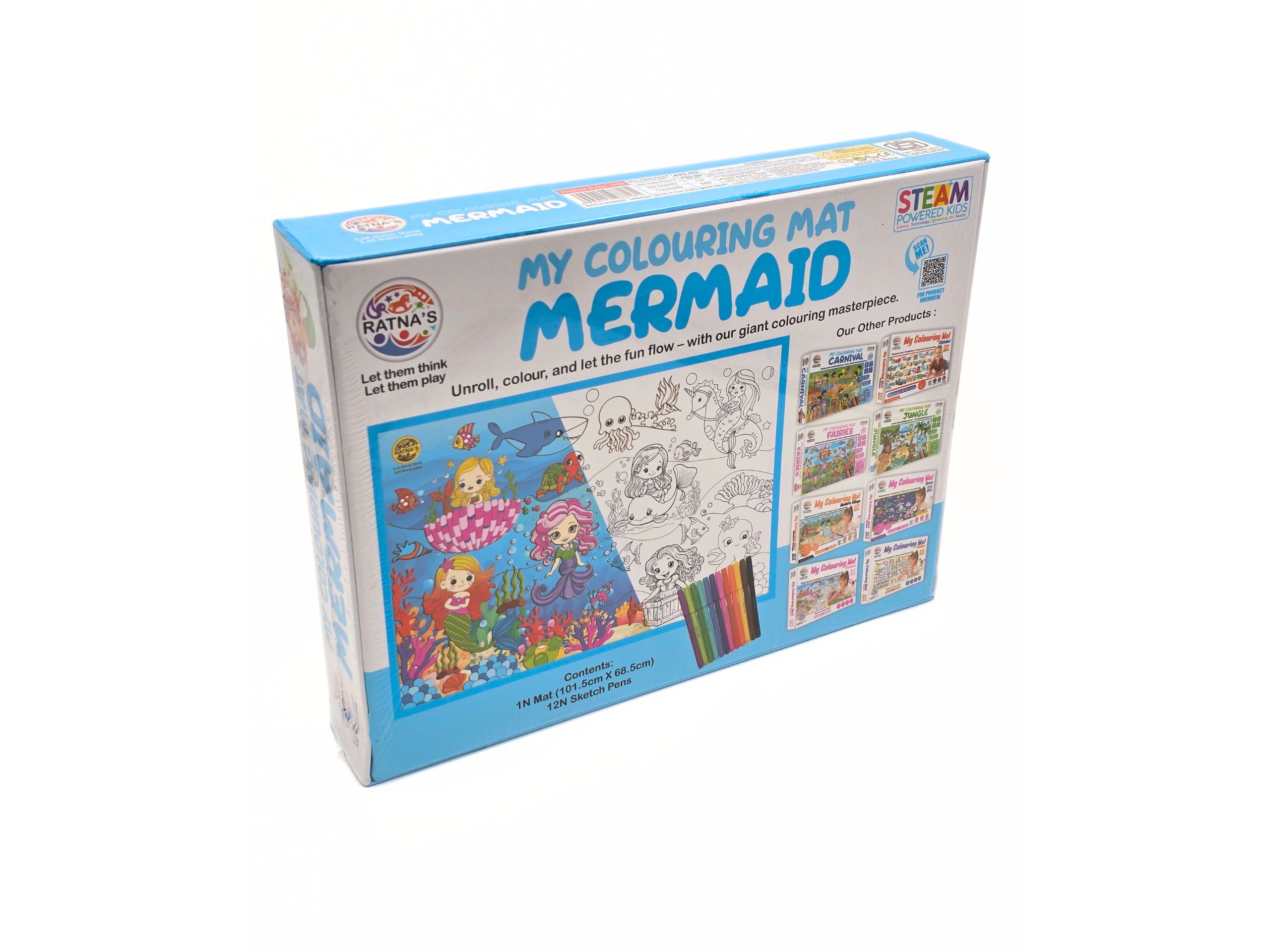 My Colouring Mat- Mermaid Ages 3 and Up. - Image 2