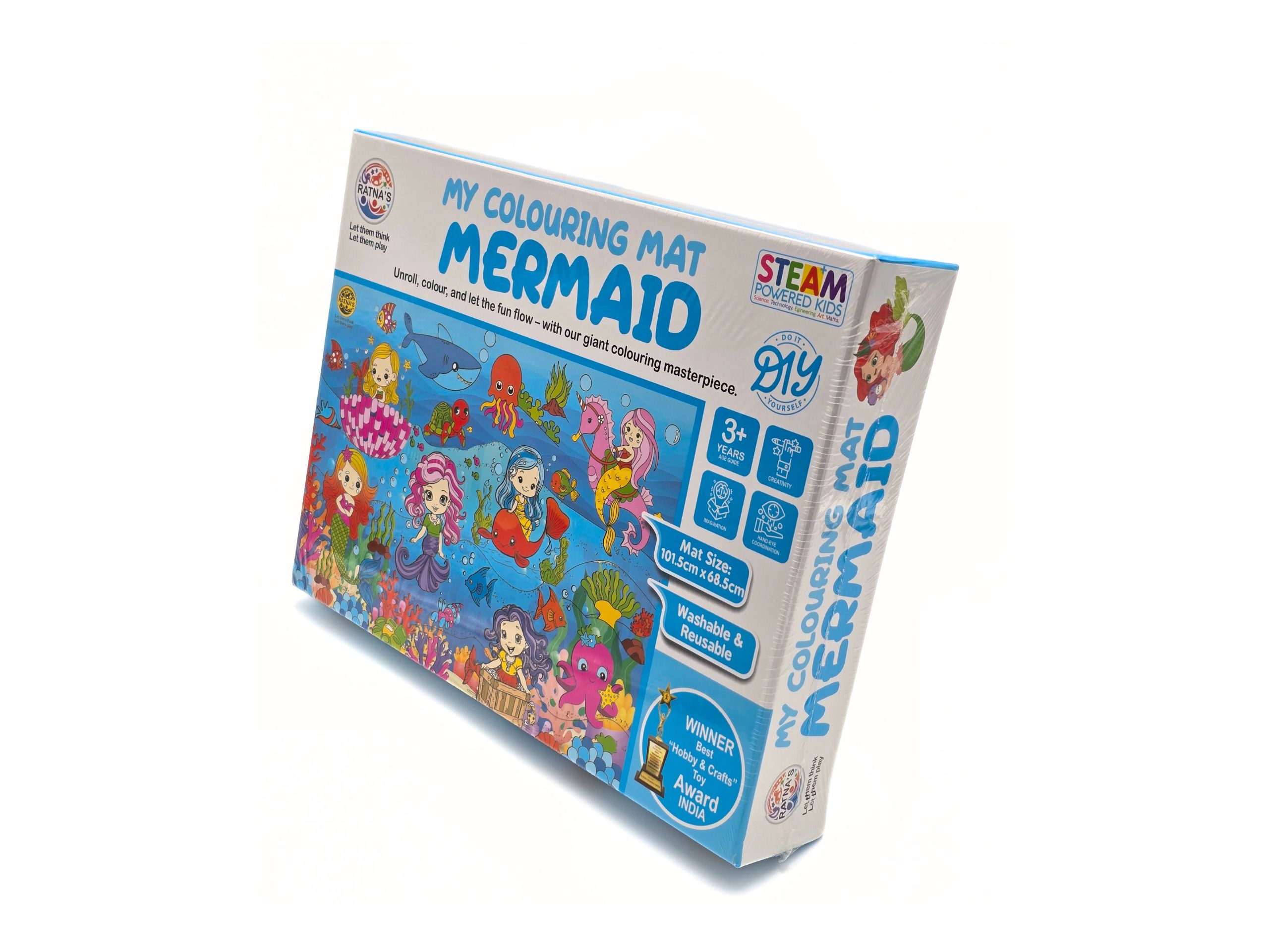 My Colouring Mat- Mermaid Ages 3 and Up. - Image 3