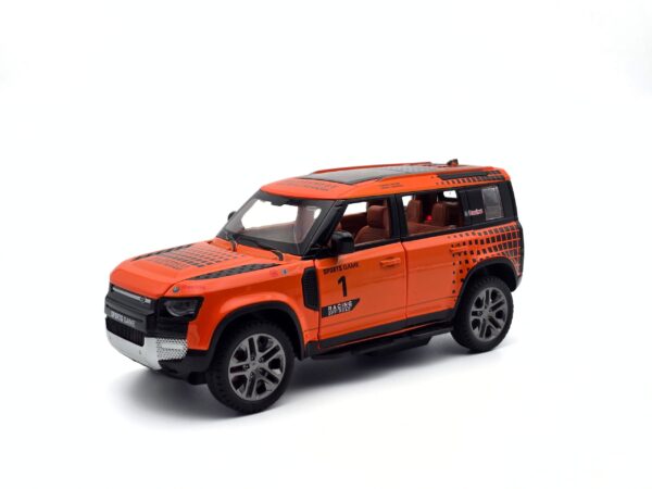 Land Rover Defender 1:24 Die- Cast Remote Control – Orange