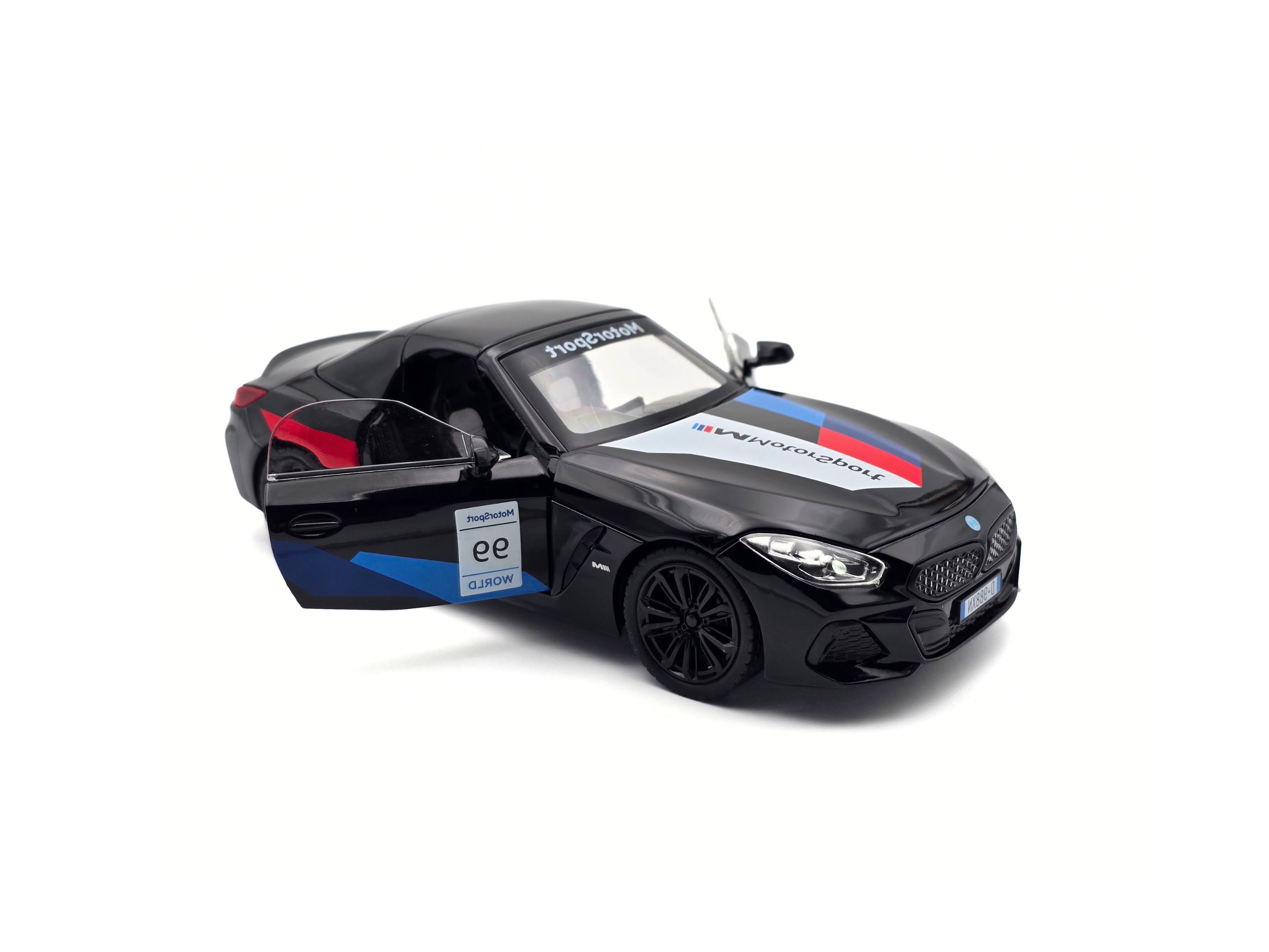 BMW Z4 1:24 Die-Cast Collectible Model - Black - Image 2
