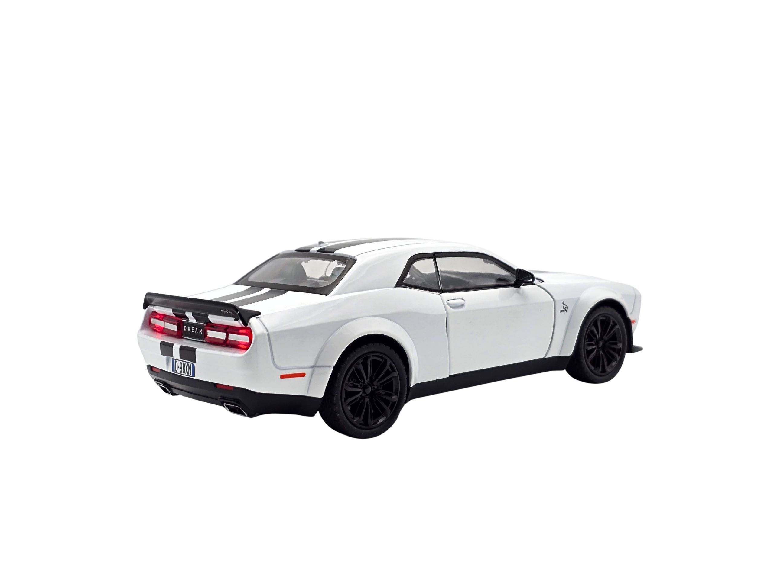 Dodge Charger Hellcat 1:24 Collectible Model - White - Image 6
