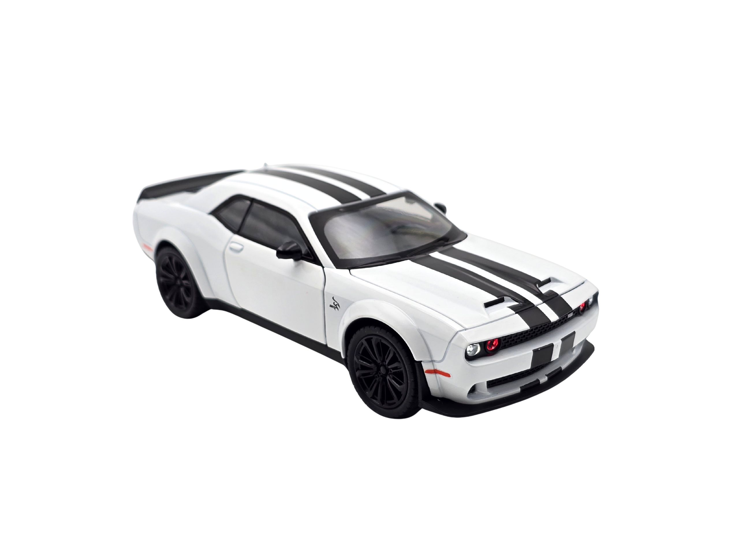 Dodge Charger Hellcat 1:24 Collectible Model - White - Image 2