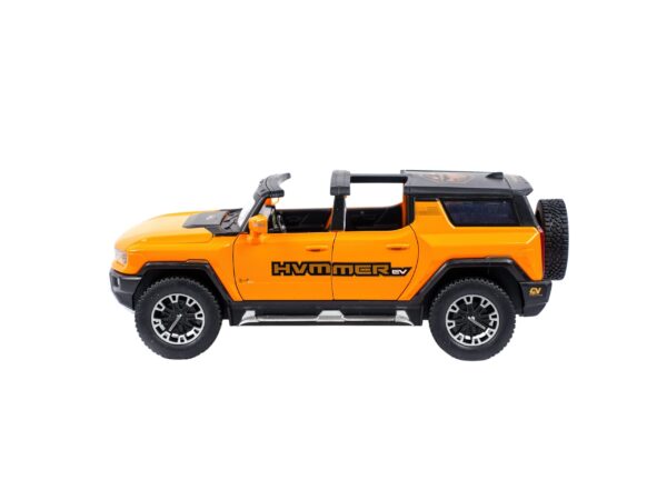 Hummer Open Top 1:24 Die Cast Collectible Model- Orange