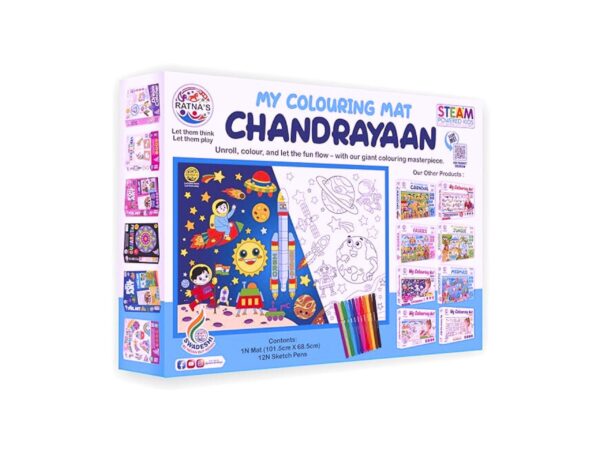 Ratna My Colouring Mat- Chandrayaan Ages 3 and Up