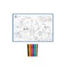 Colouring Mat, Reusable and Washable, Ages 3 and Up, DIY Kit
