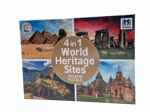 4 in 1 World Heritage Sites Jigsaw Puzzle – Ratna