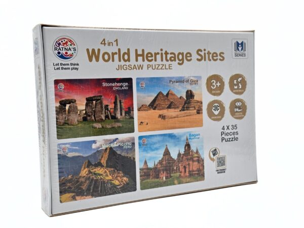 4 in 1 World Heritage Sites Jigsaw Puzzle – Ratna