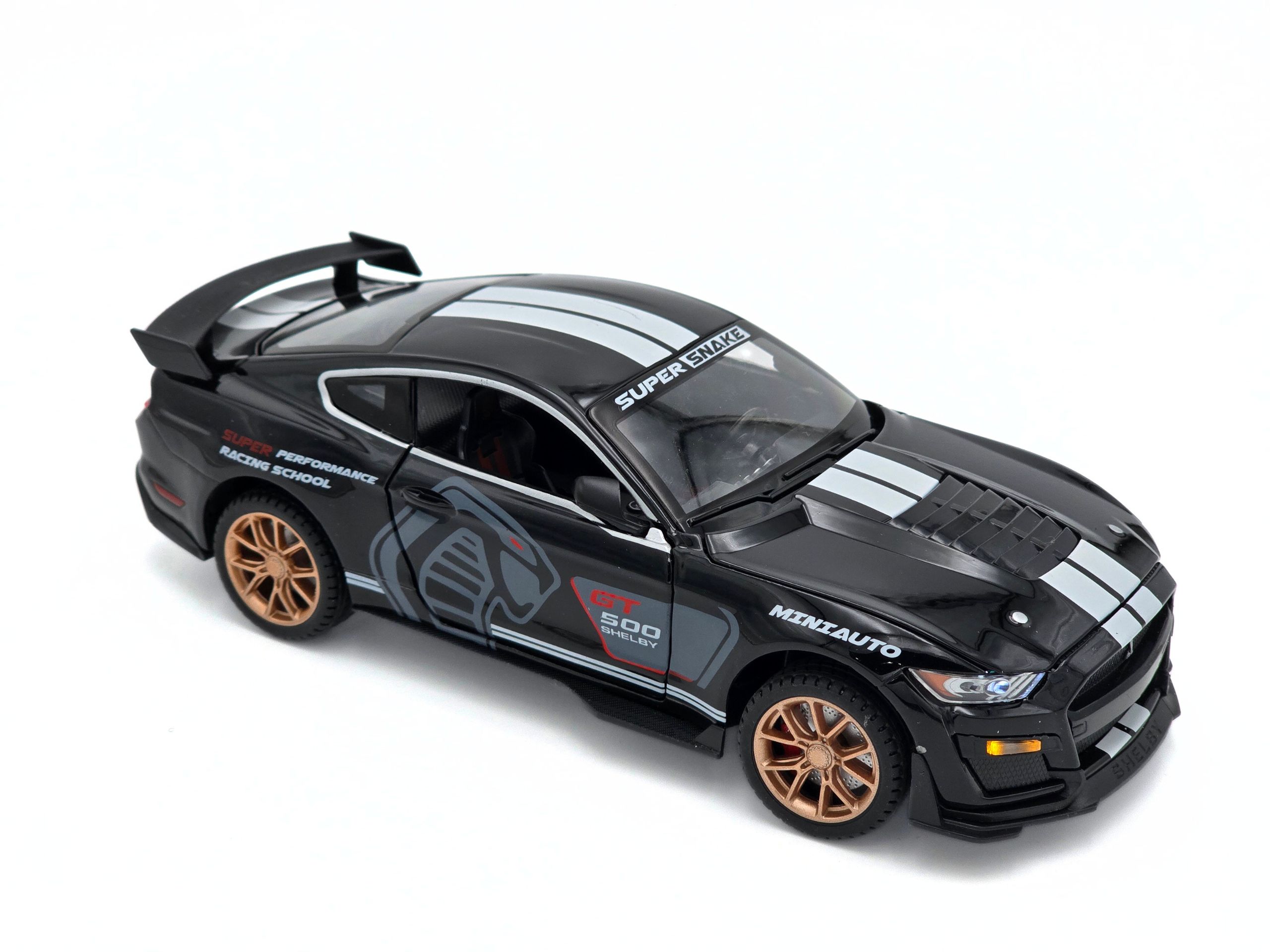 Ford Mustang 1:24 Die-Cast - Black - Image 2