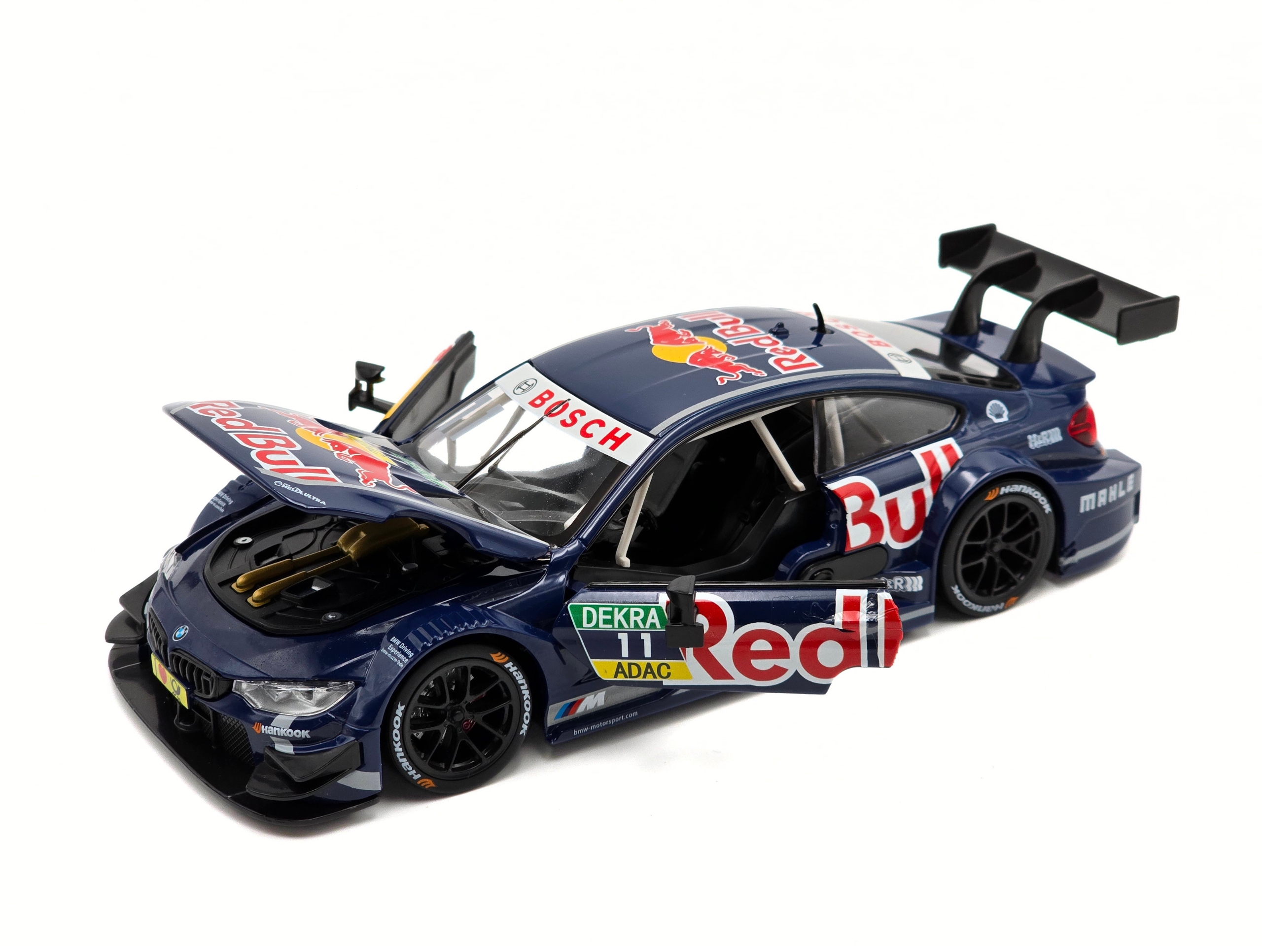 BMW M4 DTM 1:24 Official Licensed Collectible Model CCA - Red Bull Livery - Image 3