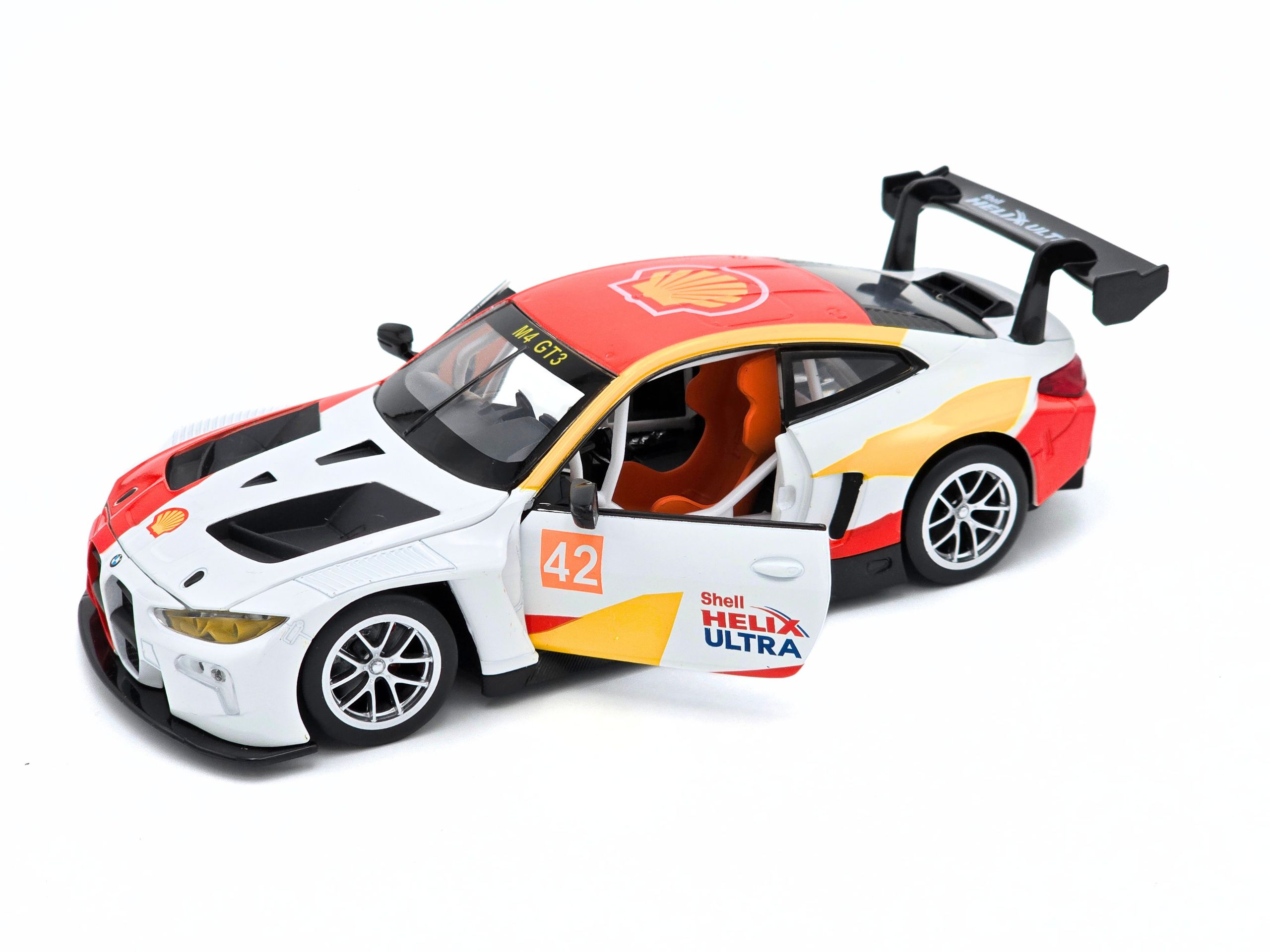 BMW M4 GT3 Shell 1:24 Die-Cast - White CCA - Image 3