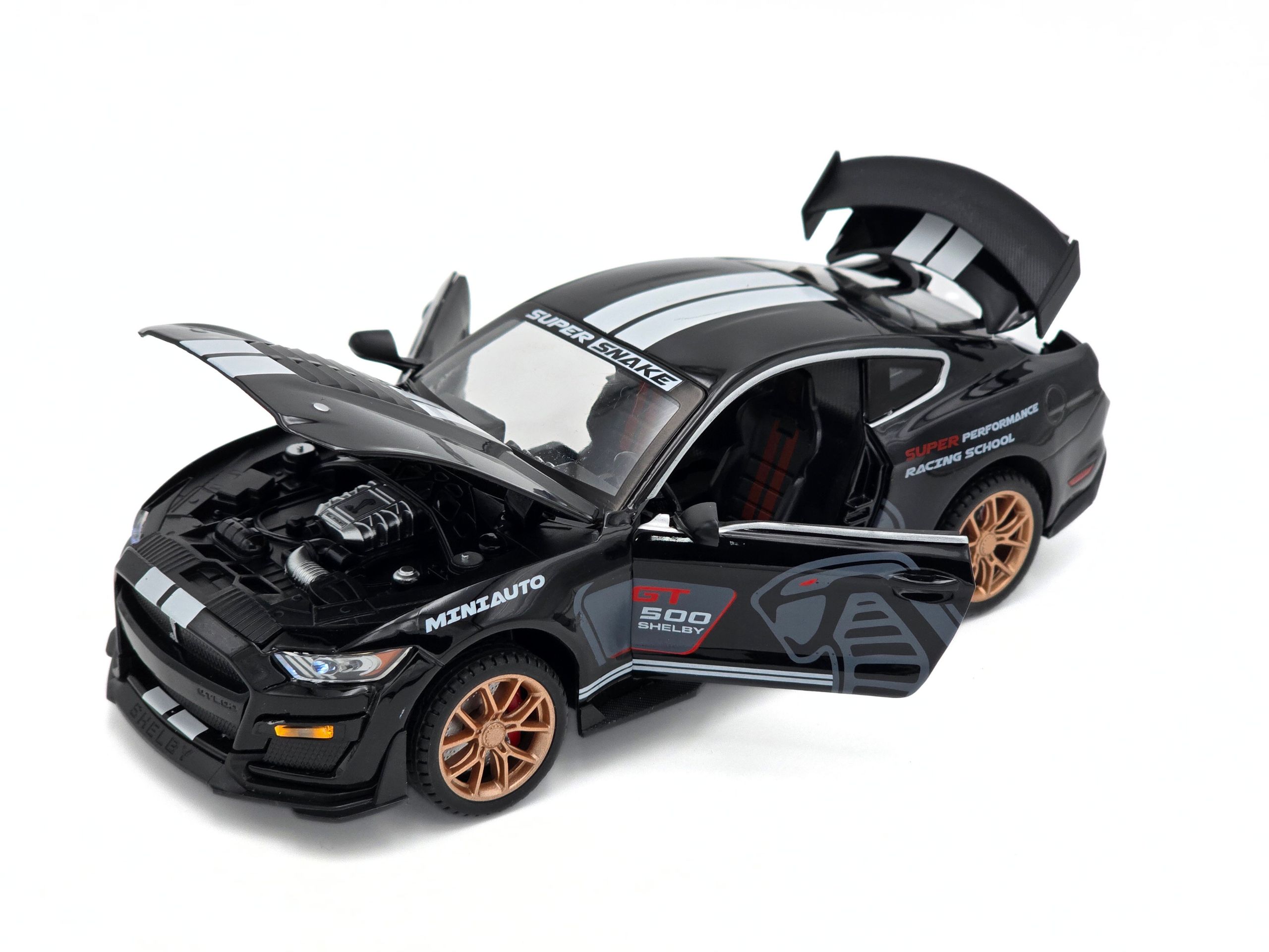 Ford Mustang 1:24 Die-Cast - Black - Image 3