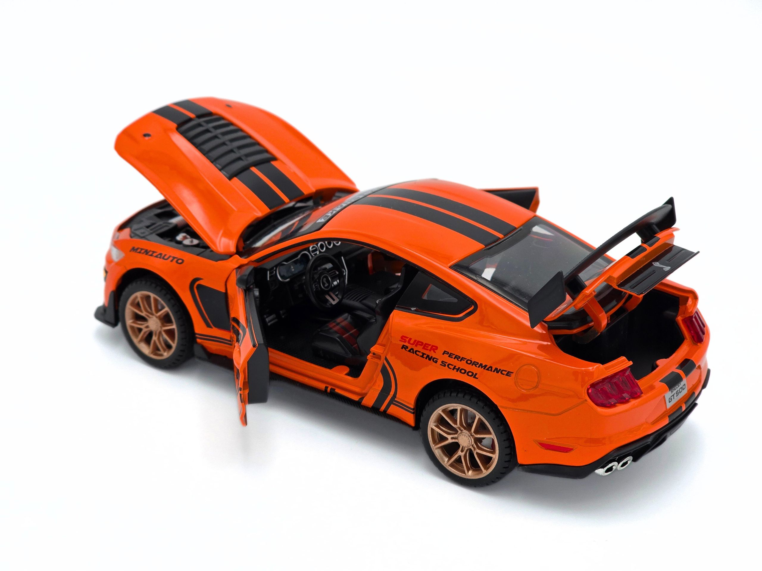 Ford Mustang 1:24 Die-Cast - Orange - Image 4