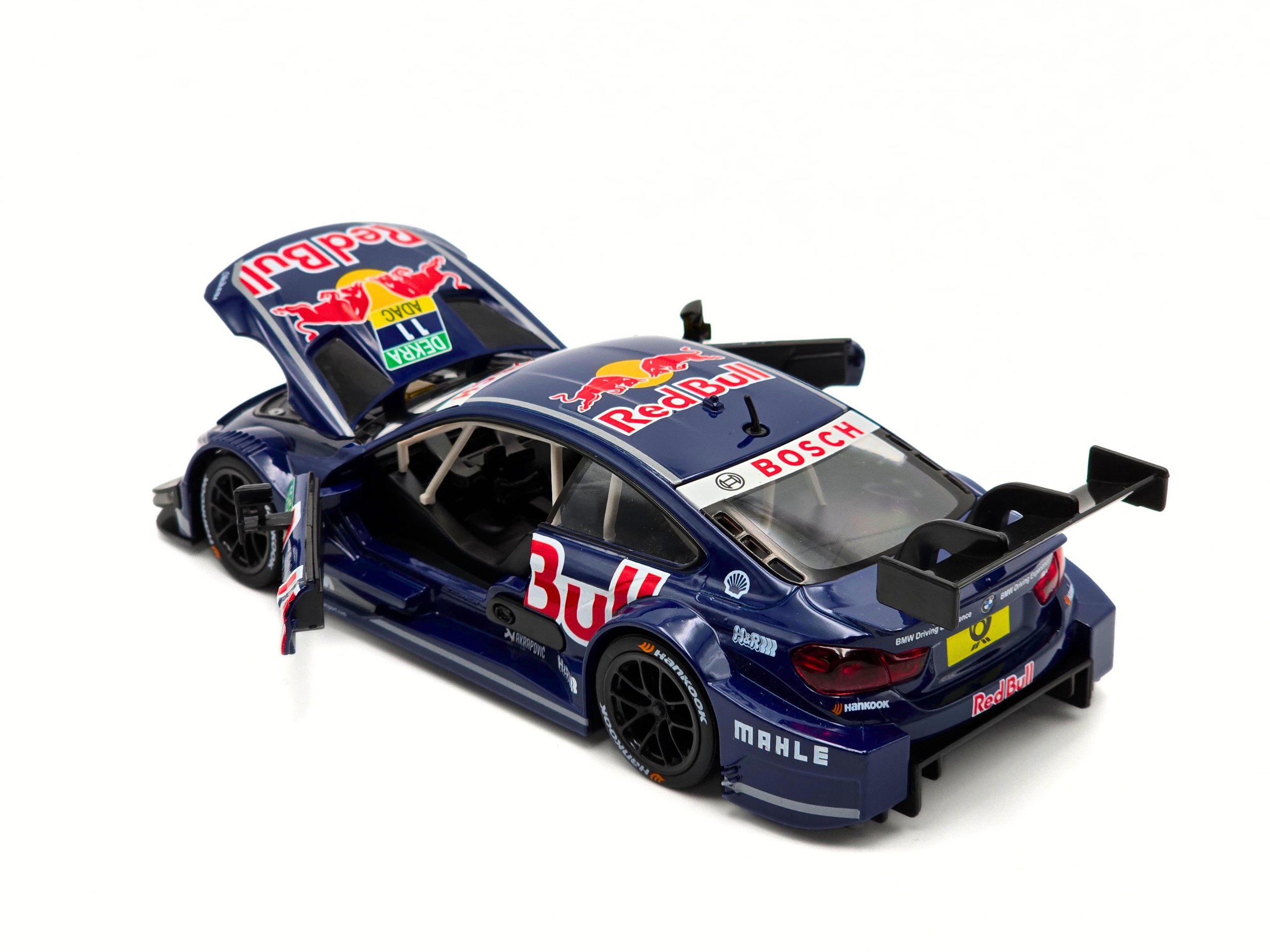 BMW M4 DTM 1:24 Official Licensed Collectible Model CCA - Red Bull Livery - Image 4