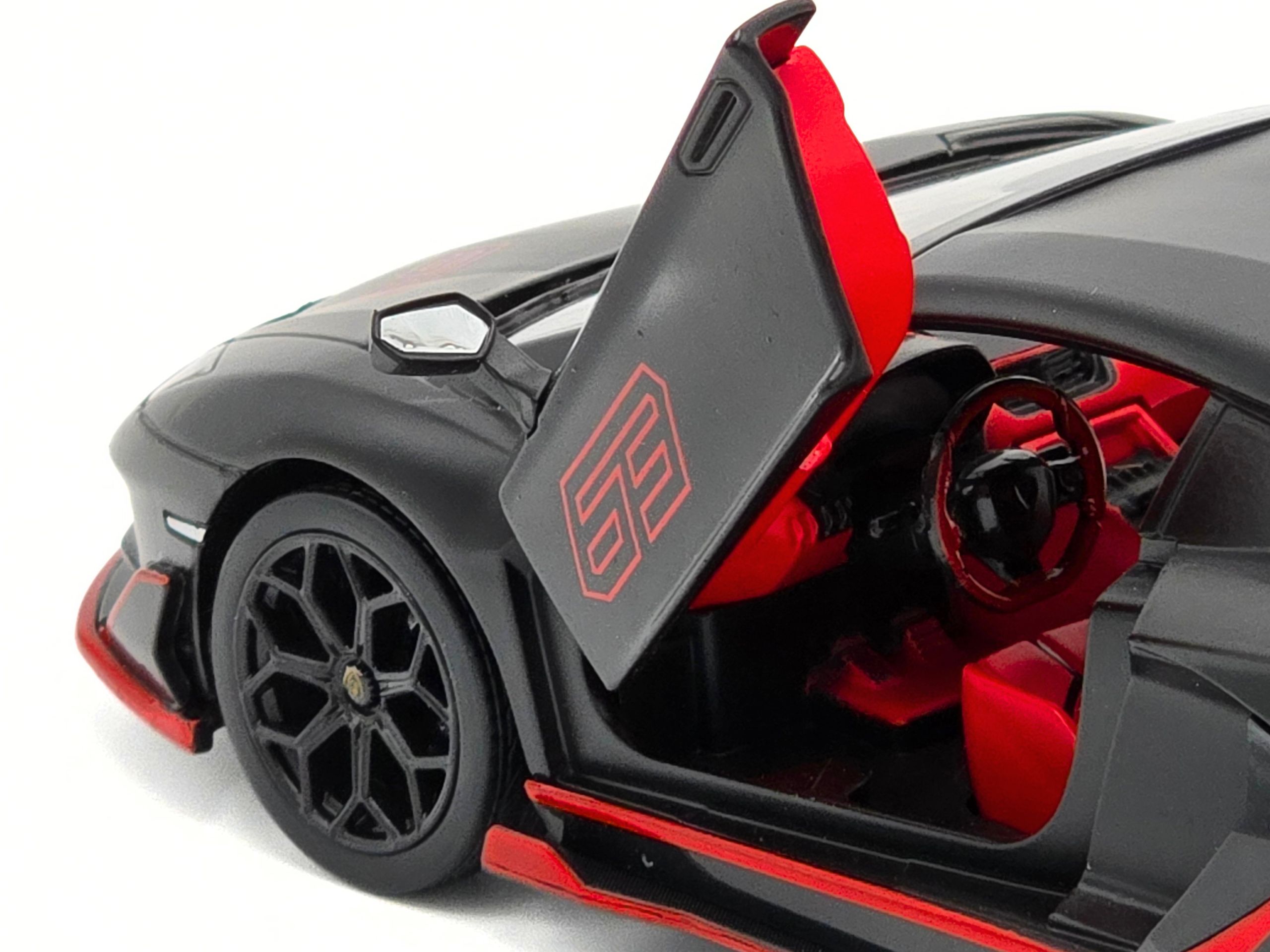 Lamborghini Aventador SVJ 63 Black 1:24 Die-Cast - CCA Model - Image 4