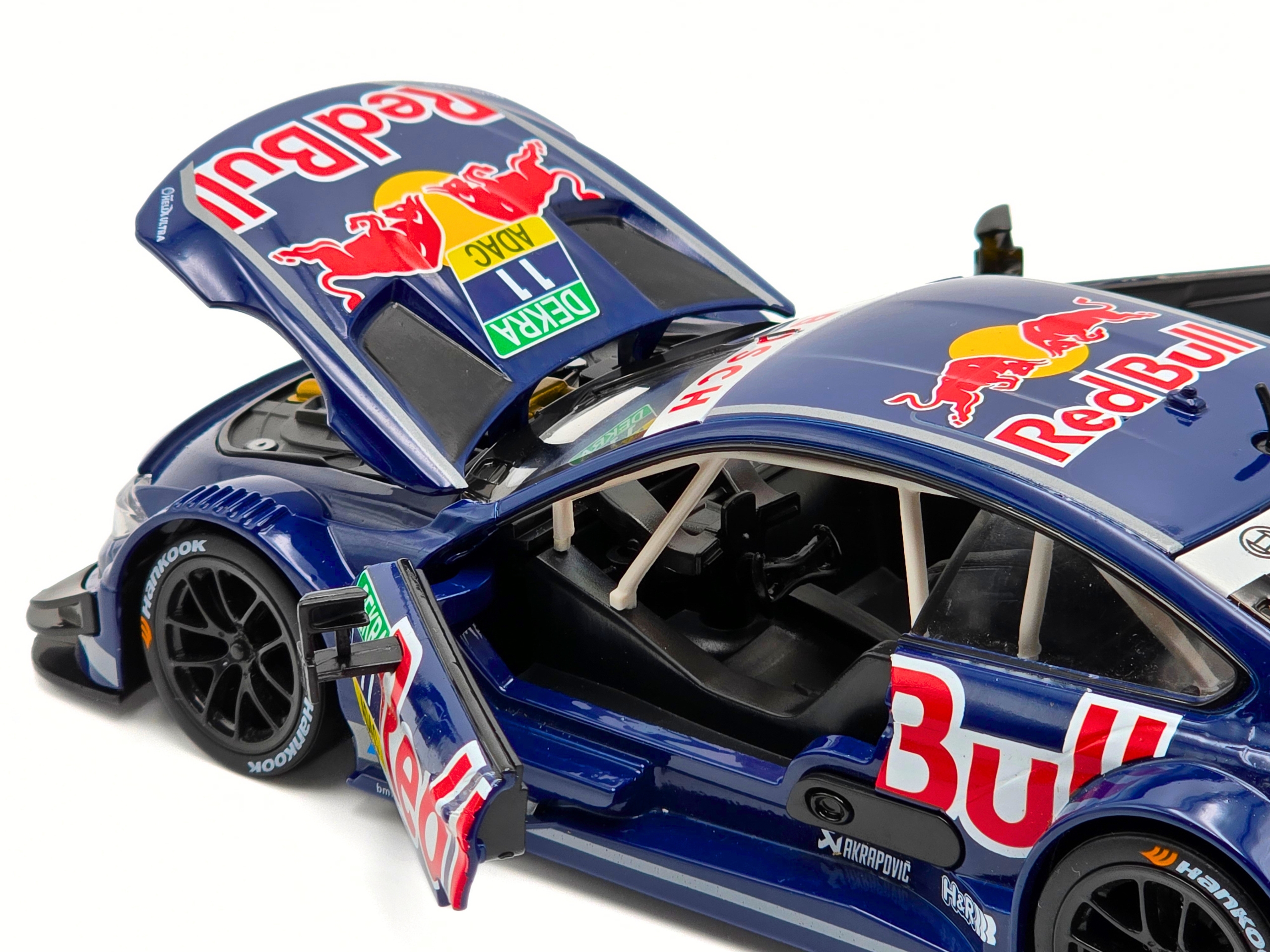 BMW M4 DTM 1:24 Official Licensed Collectible Model CCA - Red Bull Livery - Image 5