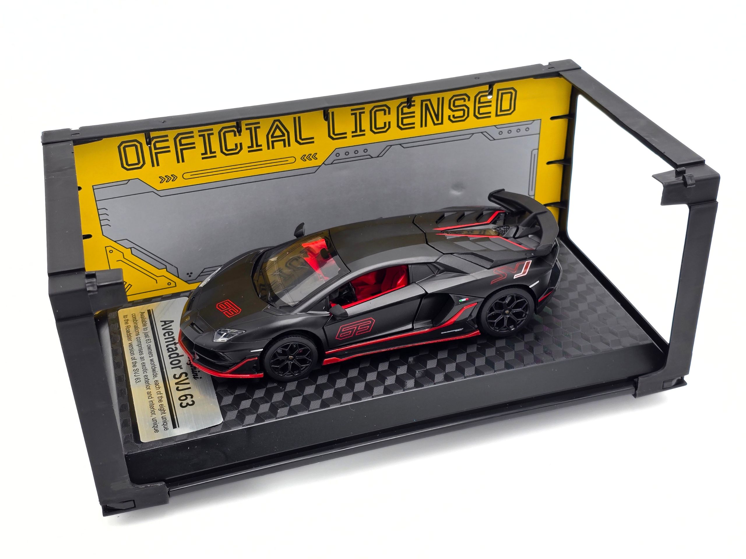 Lamborghini Aventador SVJ 63 Black 1:24 Die-Cast - CCA Model - Image 5