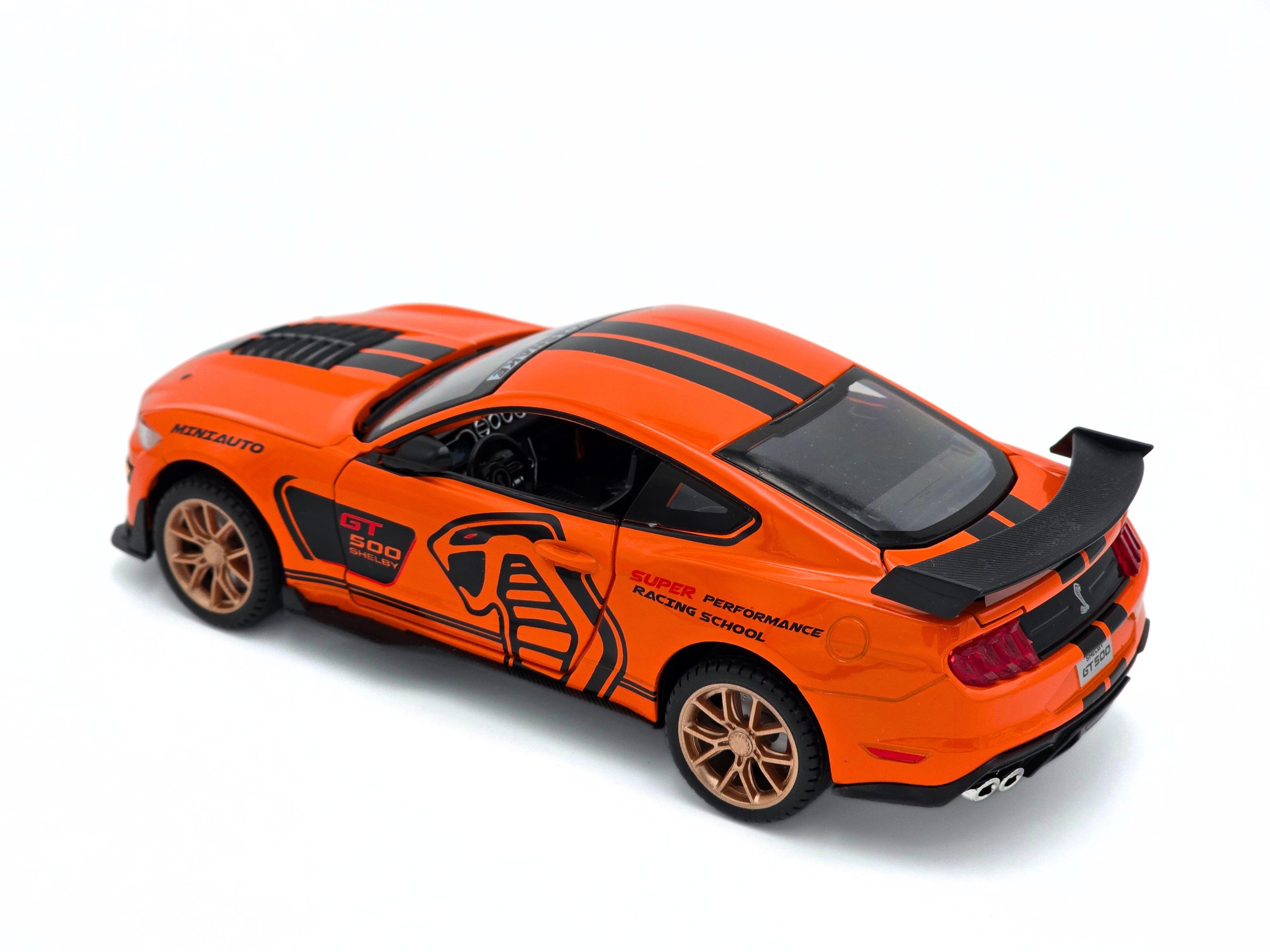 Ford Mustang 1:24 Die-Cast - Orange - Image 6