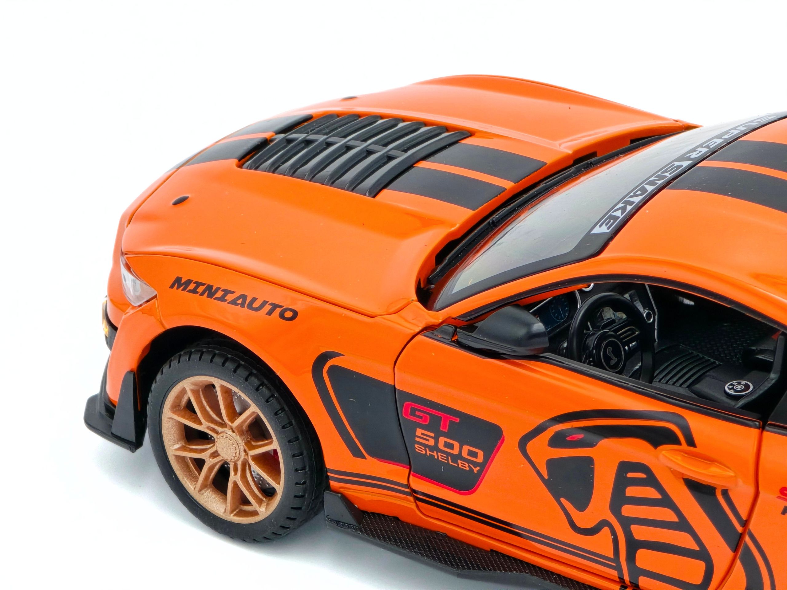 Ford Mustang 1:24 Die-Cast - Orange - Image 7