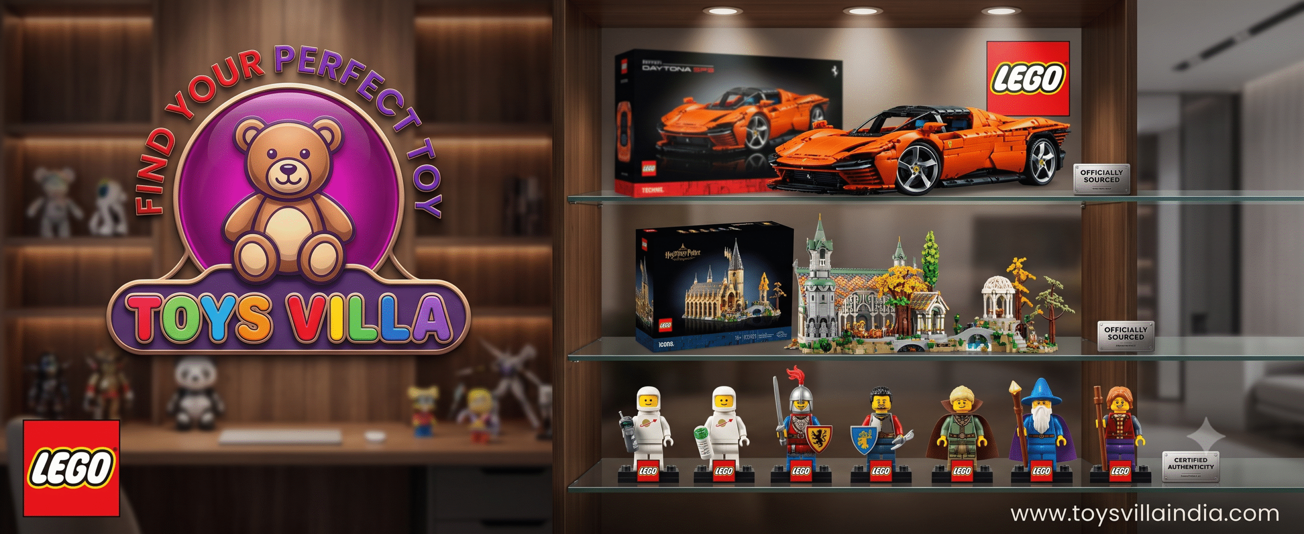 toysvillaindia.com lego banner