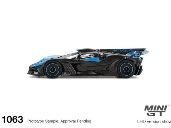 MINI GT Bugatti Bolide Blue 1063 1:64 Scale Car