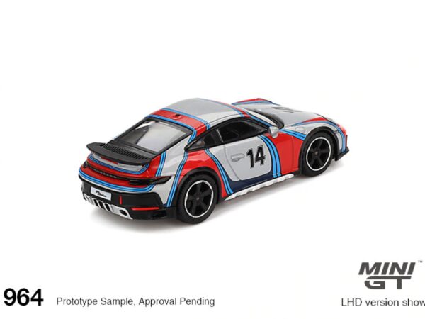 MINI GT Porsche 911 Dakar Ice Gray Metallic 964 - 1:64 Scale